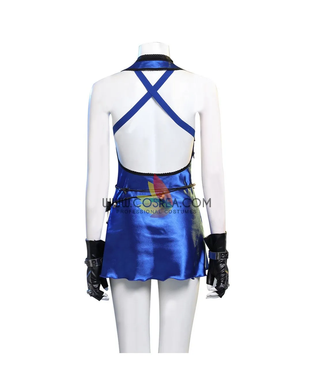 Final Fantasy VII Remake FF7 Remake Tifa HoneyBee Blue Dress Cosplay Costume