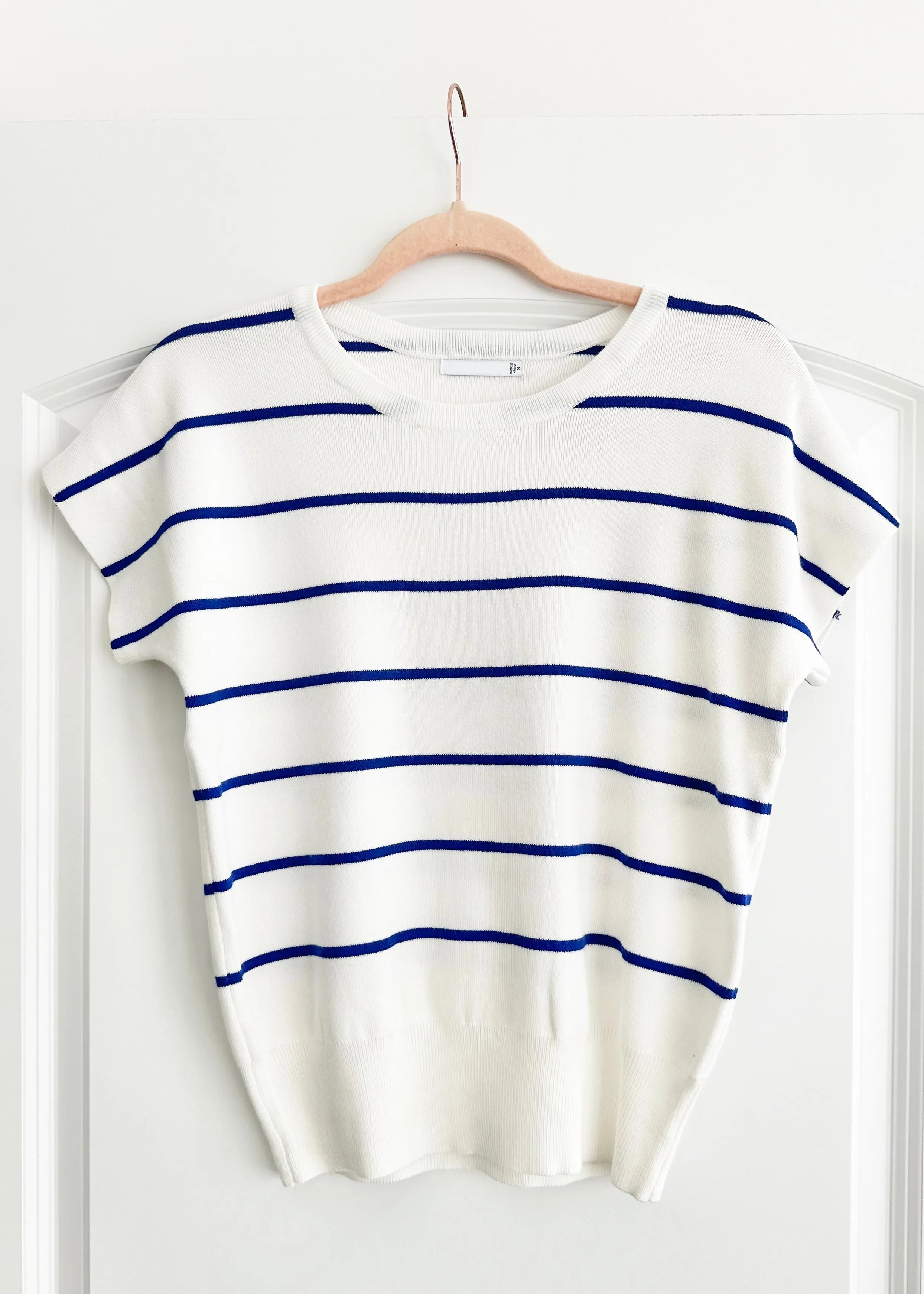 FINAL SALE - Striped Short Sleeve Pullovers - 3 Colors!