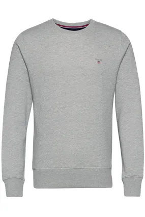 GANT Basic Crew Sweatshirt Grey