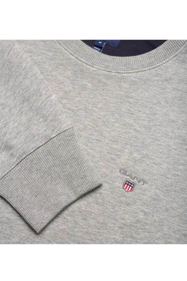 GANT Basic Crew Sweatshirt Grey