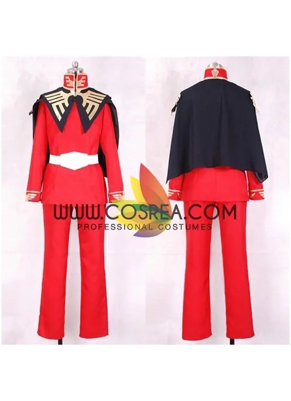 Gundam Char Aznable Cosplay Costume