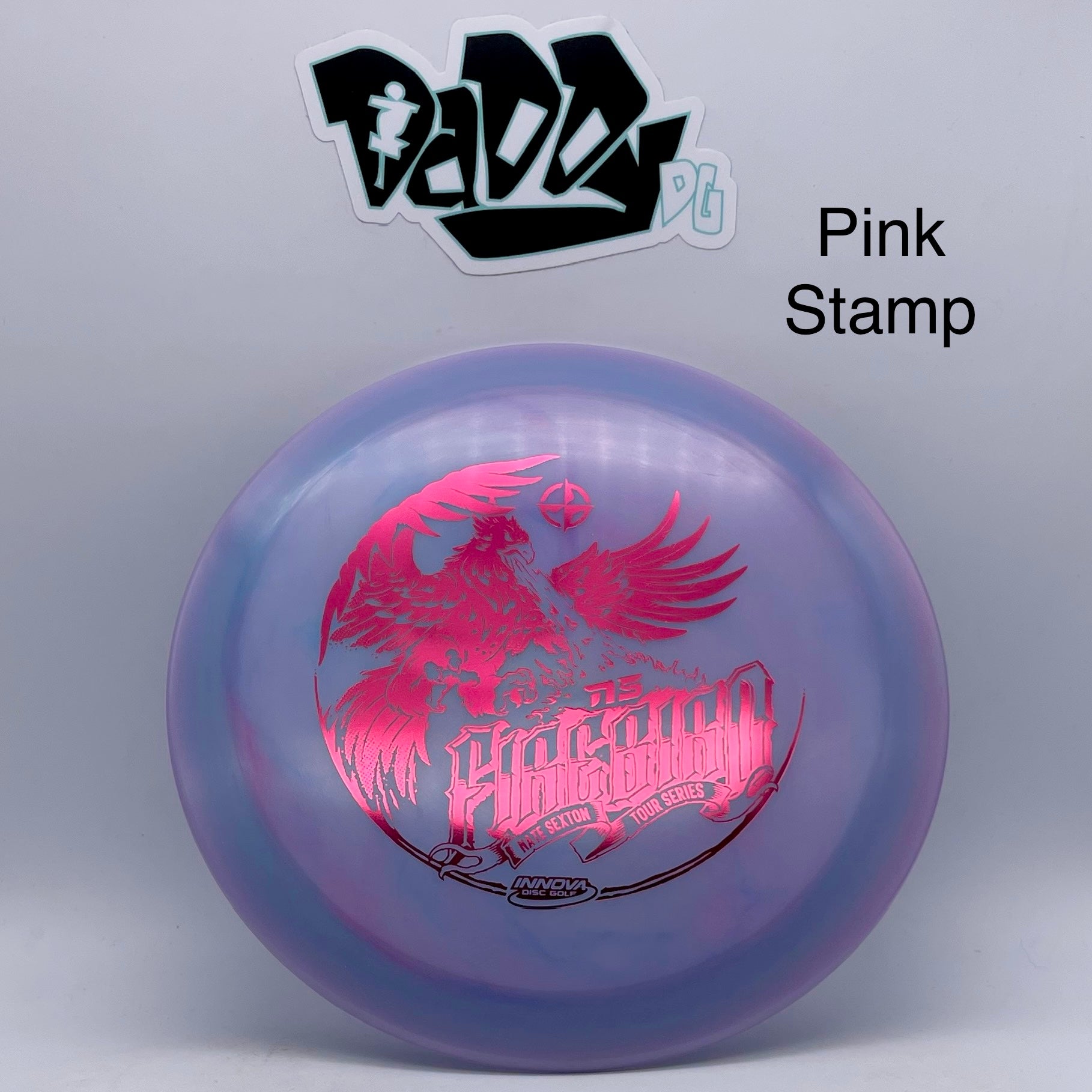 Innova Firebird Champion Color Glow with Nate Sexton 2022 Tour Series Stamp