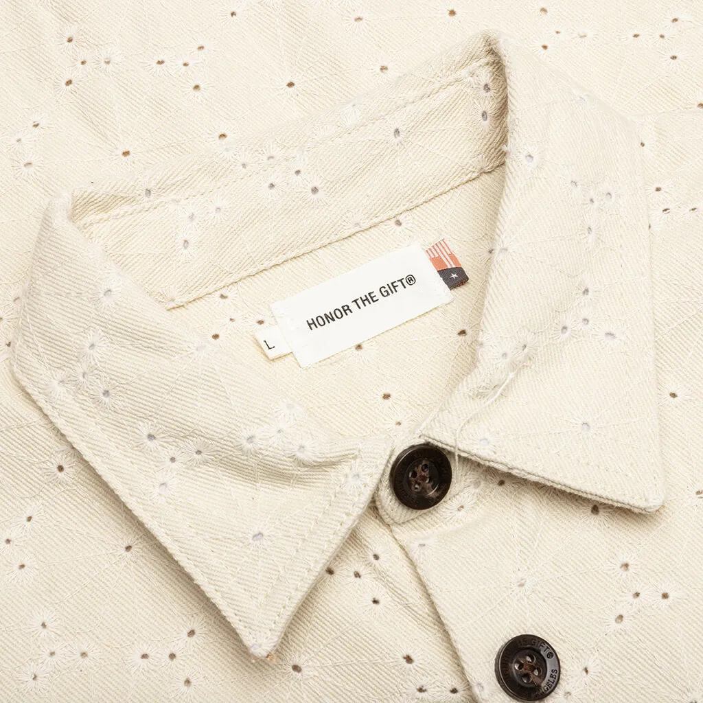 Legacy Eyelet Shirt - Bone