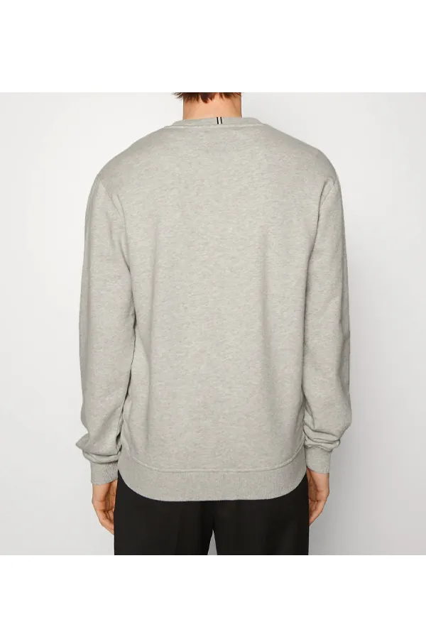 Les Deux Print Sweatshirt Grey