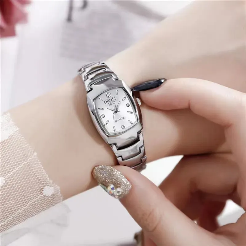 Luxury Stainless Steel Waterproof Ladies Quartz Watch