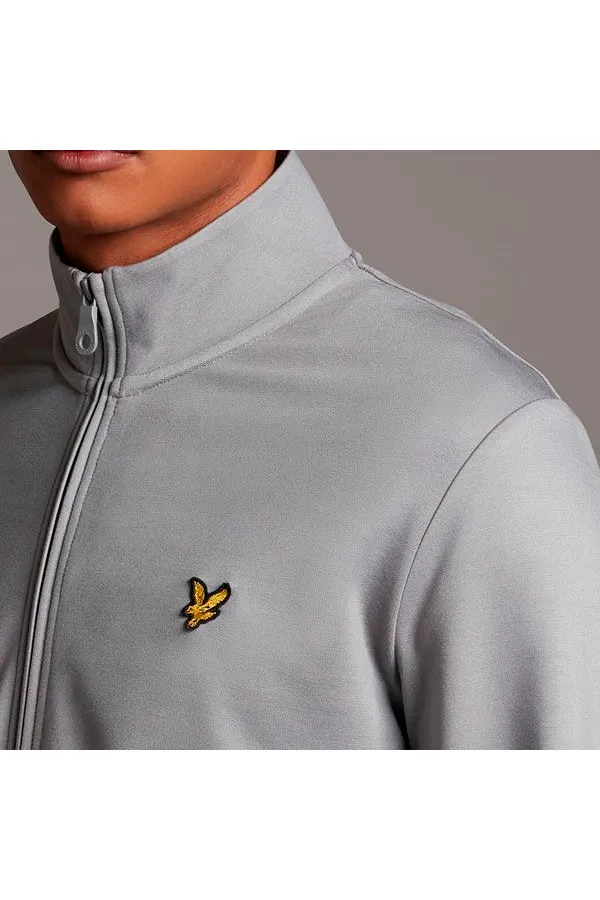 Lyle & Scott Zip Track Top Grey