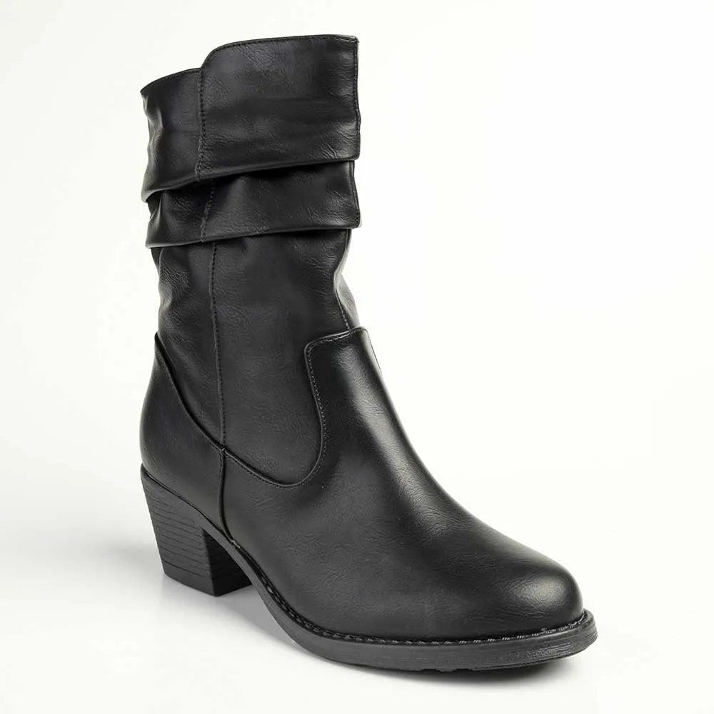 Madison Fallon Combat Boot - Black