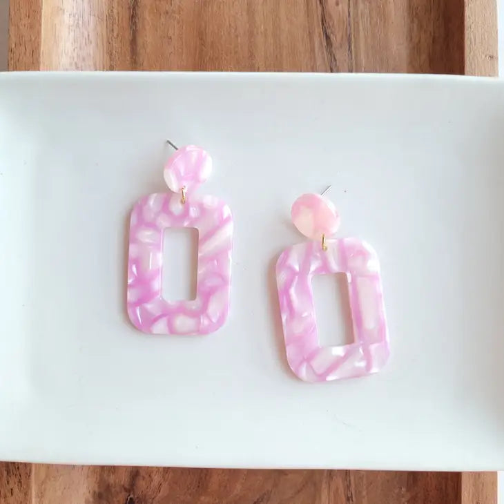 Margot Earrings - Bubblegum Pink