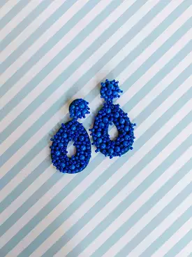 Melinda Earrings -Blue Michelle McDowell