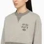 MiuMiu  |Plain Logo Hoodies & Sweatshirts