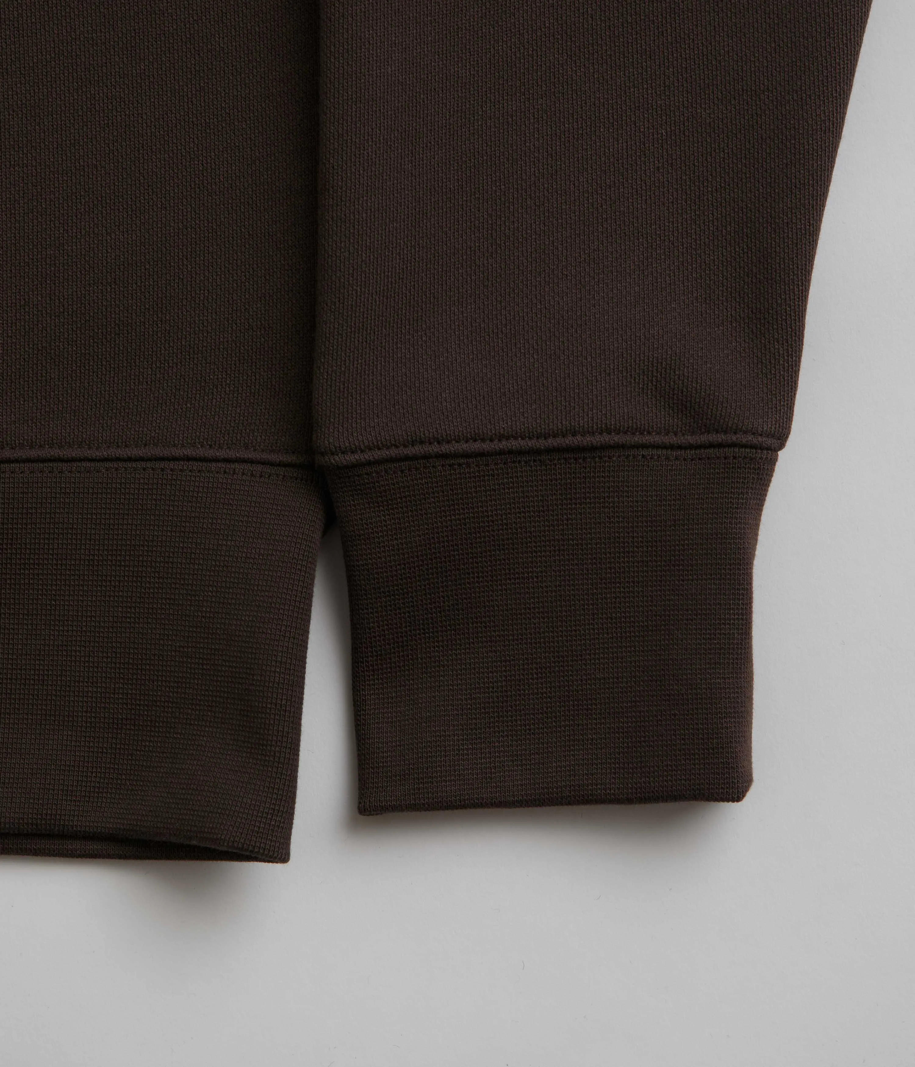 Norse Projects Arne Relaxed Organic Logo Crewneck Sweatshirt - Espresso