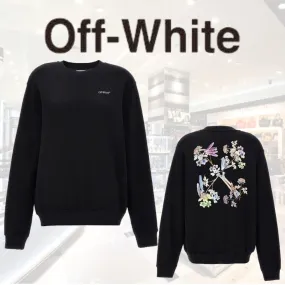 Off-White  |Cotton Logo Hoodies & Sweatshirts