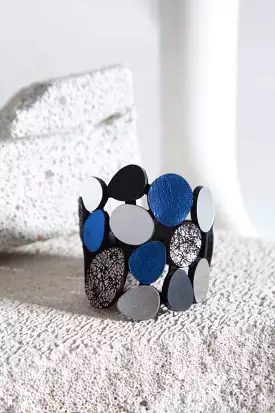 Organic Reflections Bracelet | Blue Mix