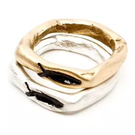 Pesci Che Volano Ambo Fish Bronze Ring