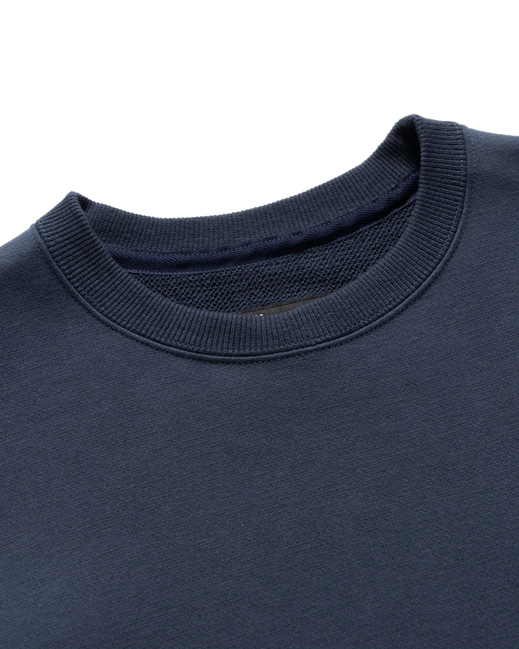 Prime Crewneck - Suvin Cotton Terry Navy