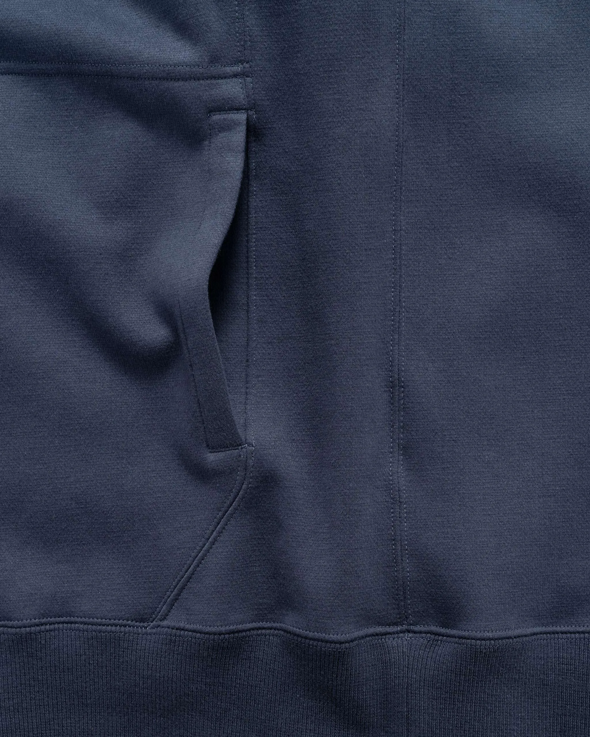 Prime Crewneck - Suvin Cotton Terry Navy