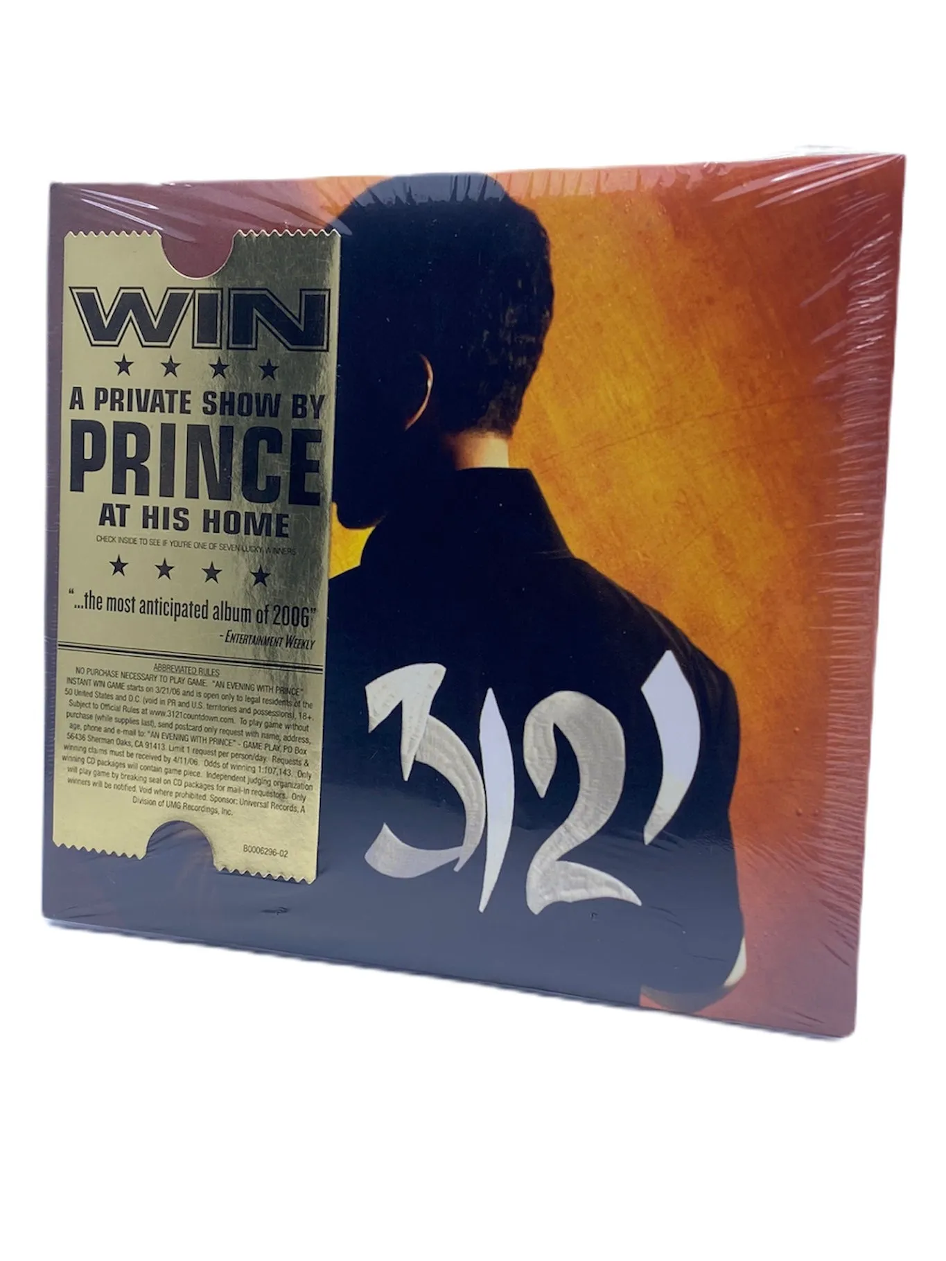 Prince – 3121 CD Album Vintage NPG Music Club From The Vault Golden Ticket Sealed:2006