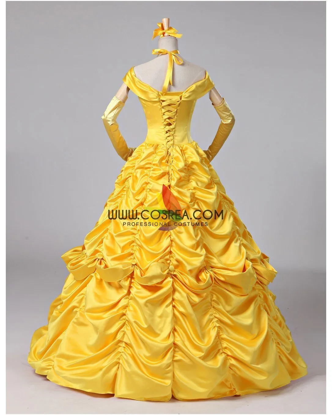 Princess Belle Classic Ballgown Beauty And Beast Cosplay Costume