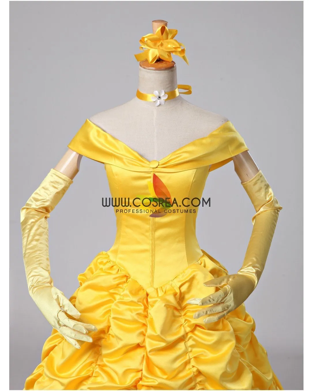 Princess Belle Classic Ballgown Beauty And Beast Cosplay Costume