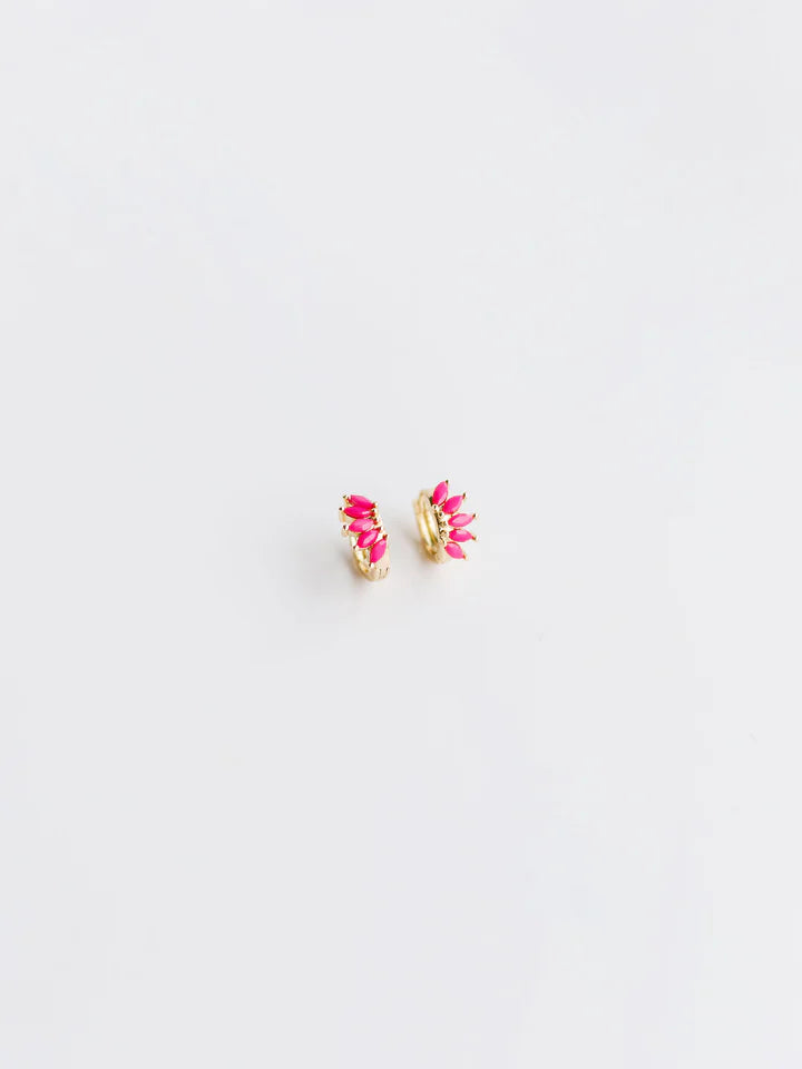 Raymond Earrings -Hot Pink  Michelle McDowell