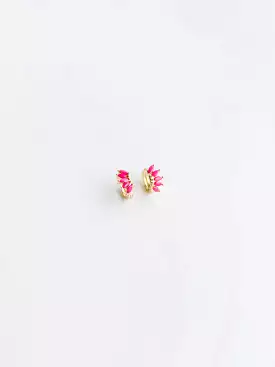 Raymond Earrings -Hot Pink  Michelle McDowell