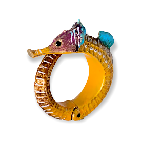 SEAHORSE SHAPED BRACELET MULTI G