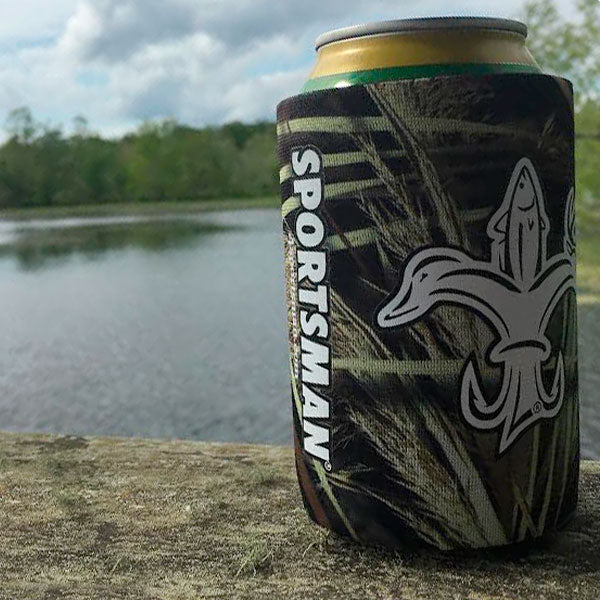 Sportsman Koozie - White w/ Camo