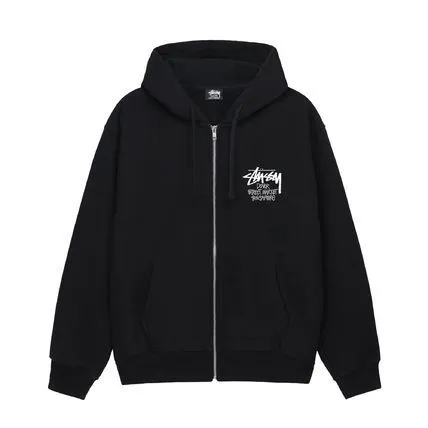 STUSSY  |Long Sleeves Cotton Skater Style Hoodies