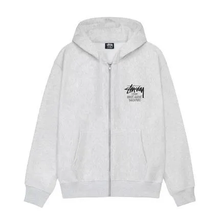 STUSSY  |Long Sleeves Cotton Skater Style Hoodies