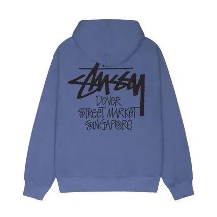 STUSSY  |Long Sleeves Cotton Skater Style Hoodies