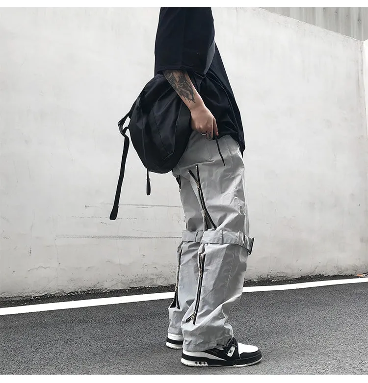 TECHNICAL PANTS - BLACK/ LIGHT GREY