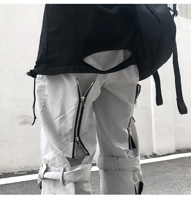 TECHNICAL PANTS - BLACK/ LIGHT GREY