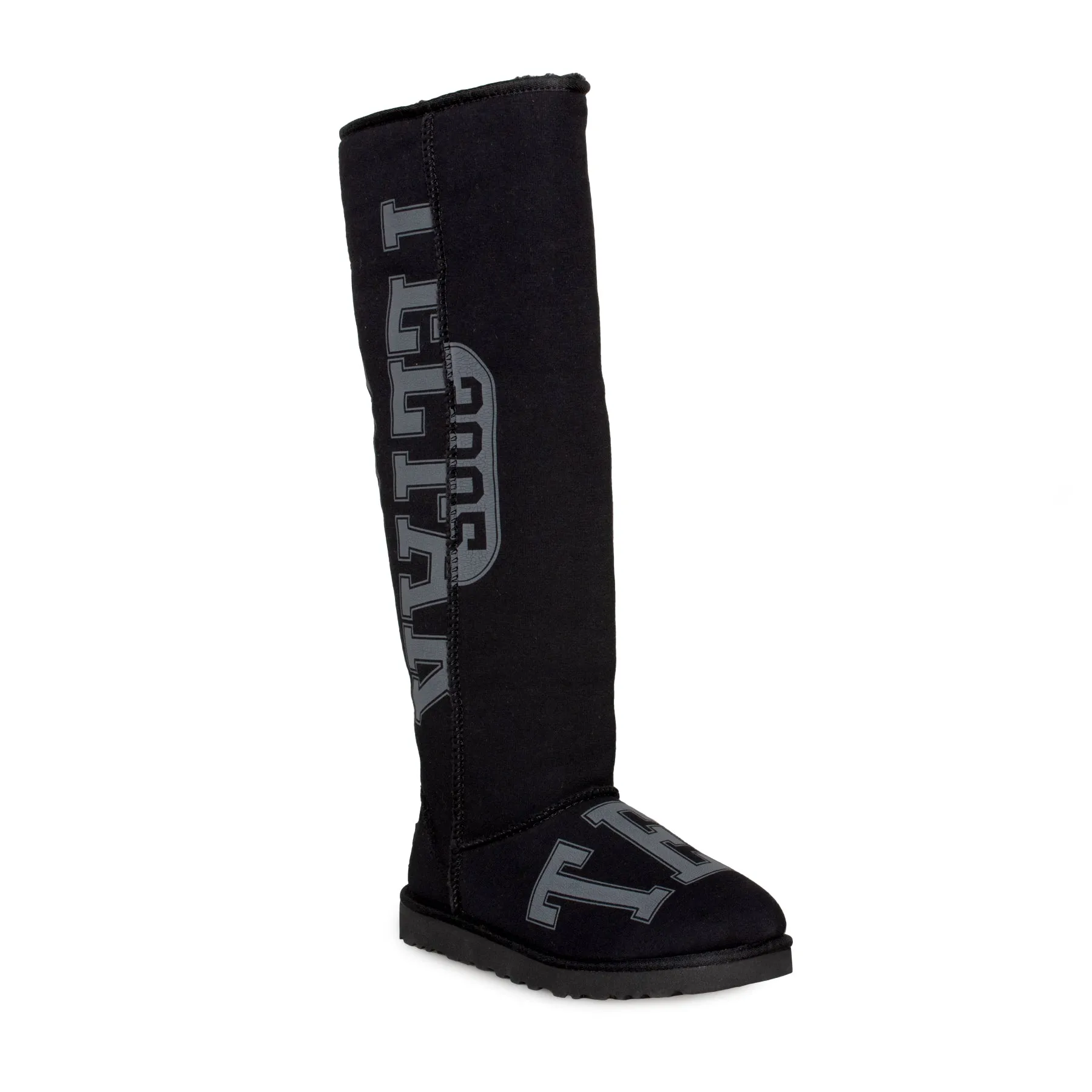 UGG X Telfar Fleece Tall Black Boots - Women's