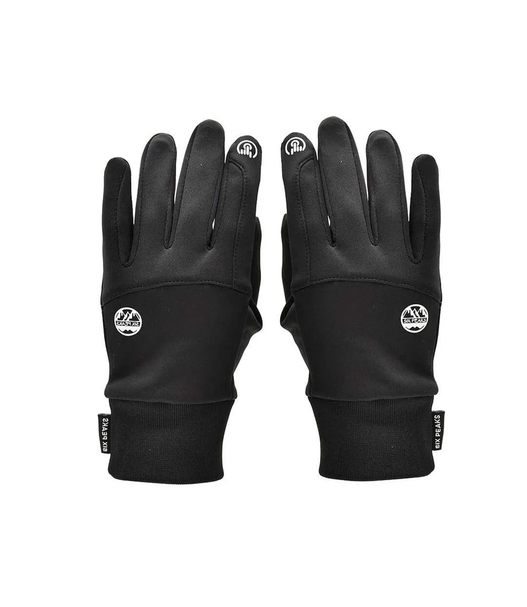 Unisex adult winter thermal gloves black Six Peaks