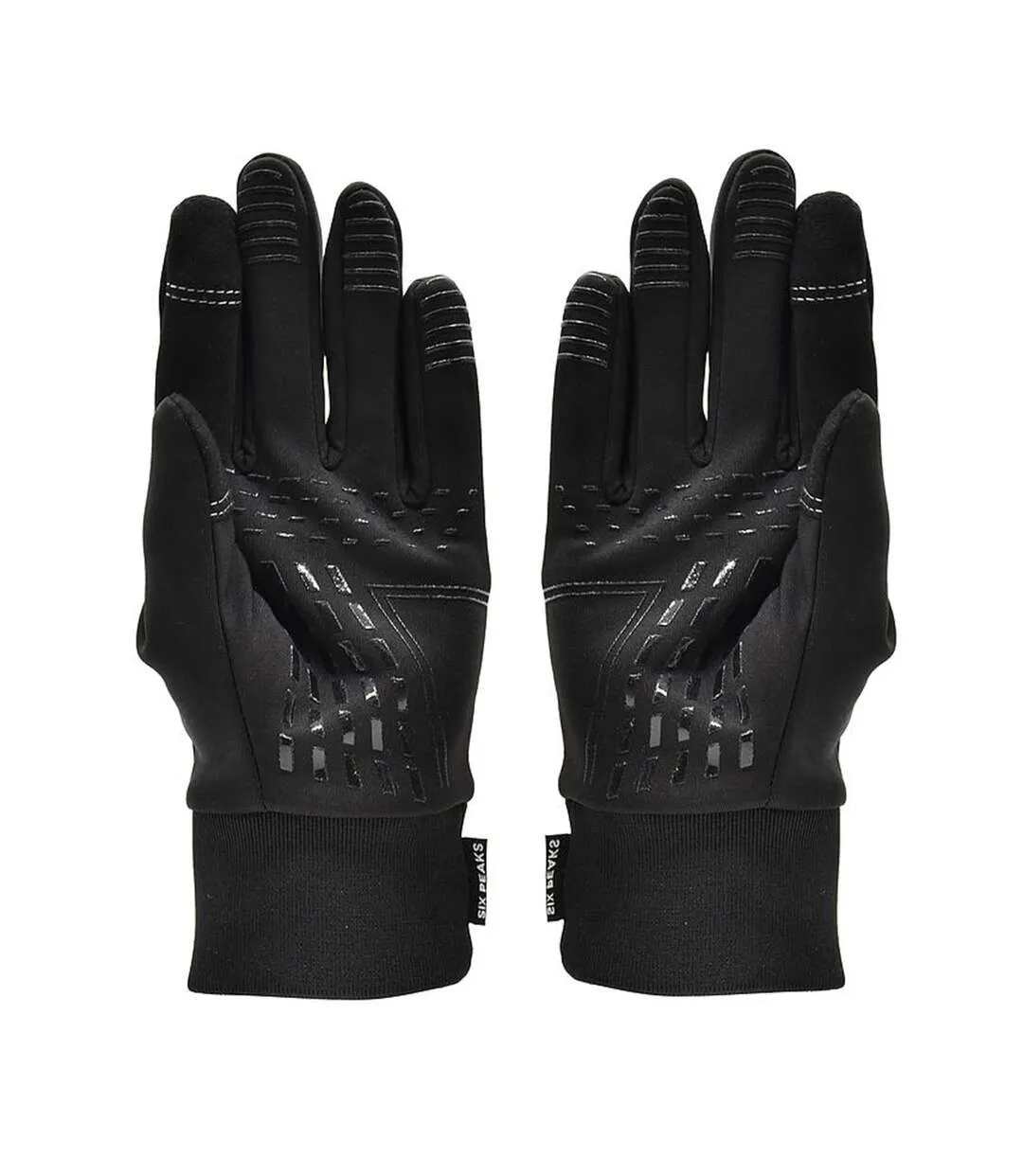 Unisex adult winter thermal gloves black Six Peaks