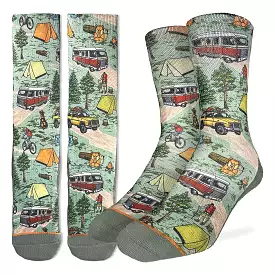 Vintage Camper Mens Socks